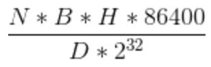 Mining Earnings Formula