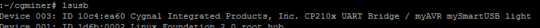 lsusb output