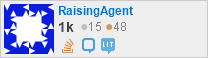 profile for RaisingAgent on Stack Exchange, a network of free, community-driven Q&A sites