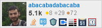 profile for abacabadabacaba on Stack Exchange, a network of free, community-driven Q&A sites