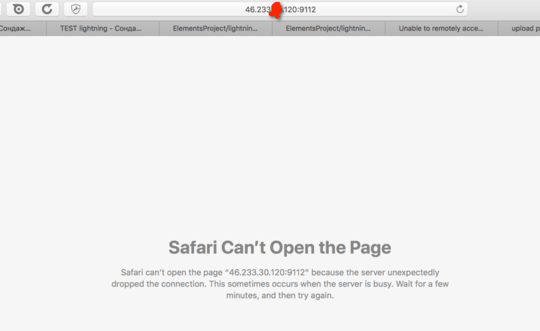 in safari