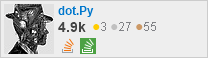 profile for dot.Py on Stack Exchange, a network of free, community-driven Q&A sites