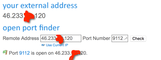 port open