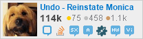 profile for Undo on Stack Exchange, a network of free, community-driven Q&A sites
