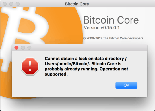 Bitcoin core is probably already running