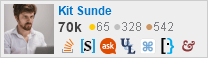 profile for Kit Sunde on Stack Exchange, a network of free, community-driven Q&A sites