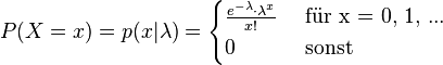 Probability of a number of occurrences varying from the expected occurrences