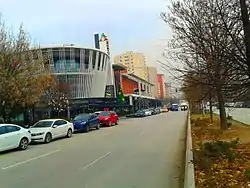 Main street from south west to north east