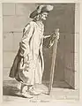 An elderly mason