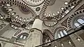 Large central column and the semidomes