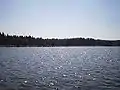 Budachi lake near sanatorium "Borovoe"