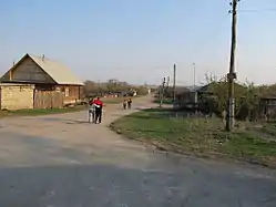 Street in selo Kidysh
