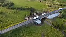 A bridge over Koltymak River&nbsp;[ru] in Alnashsky District of the Udmurt Republic.