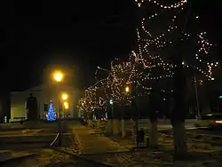 Lenina Square in Akhtubinsk