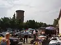 A Sunday market in Hrebinka
