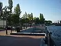 Mooring (view from the cargo port)