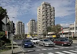 Plac Grunwaldzki housing estate in Wrocław