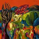 "The tree", oil on canvas, 2013