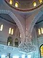 Wall and ceiling decorations in the Mosque's chapel.