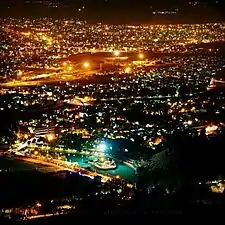 Dorud city at night
