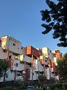 Vernacular modernism in GAMMA's Sidi Othmane Housing Development in Sidi Othmane, by André M. Studer&nbsp;[de] and Jean Hentsch (c. 1952).