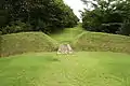 portion of moat and rampart
