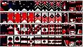 Sakuragawa-fuda, a mekuri karuta pattern