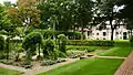 The gardens of the Oliver Mansion