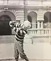 Puyi playing golf at Jingyuan