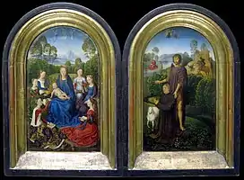 Diptych of Jean de Cellier, c. 1490