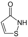 Skeletal formula of isothiazolinone
