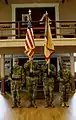 1-337 color guard ready for the battalion reactivation ceremony