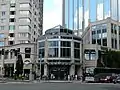 Entrance at corner of Huntington Avenue and Belvidere Street