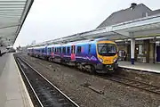 Class 185 Desiro at platform 2, April 2013.