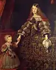 Empress Margarita Teresa and her daughter Maria Antonia (1671) by Benjamin Block, Hofburg Palace, Vienna
