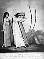 "Archers", print after Buck, 1799