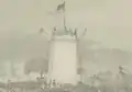 The monument as of 1840 (courtesy Cornell University)