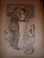 1884 La Vie Moderne - paper print, 1883