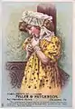 Trade card for Miller & Hutchinson, piano, organ and musical instrument dealers, 1891