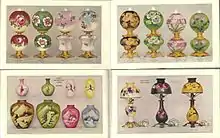colorful lamps in catalog