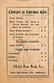 Back cover showing entrance gate charges.