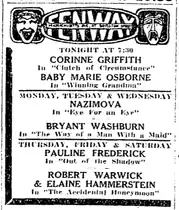 Advertisement, 1919
