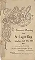 Front cover of the 1933 AJC Autumn Plate racebook.