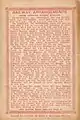 Back cover showing train timetables.
