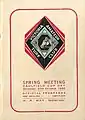 Front cover 1950 VATC Caulfield Cup racebook.
