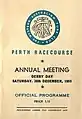 Front page 1953 WATC Derby racebook.