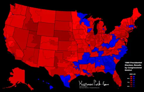 Results by congressional district
