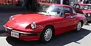 1987 Spider Quadrifoglio Verde 2.0 hardtop front view