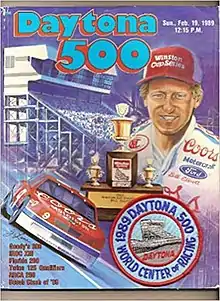 1989 Daytona 500 program cover