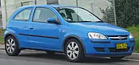 Holden Barina three-door (facelift)